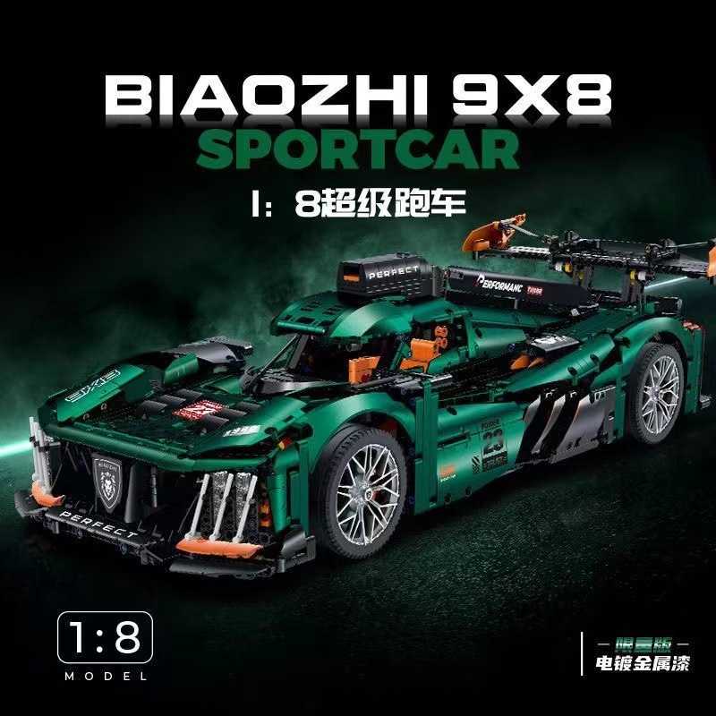 GULY-10616 1:8 Sports Car High Tech Speed Vehicle Building Block Set 3746pcs Adult Collector Collectible Model Kit