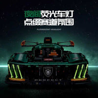 24 Hours of Le Mans Supercar Building Block Model 3745pcs