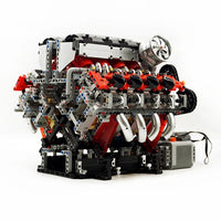 Motorised Italian V8 Engine 2717pcs