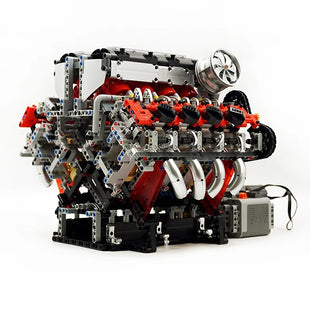 Motorised Italian V8 Engine 2717pcs