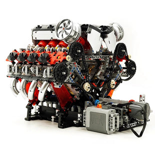 Motorised Italian V8 Engine 2717pcs