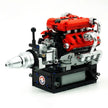 Motorised Italian V8 Engine 749pcs