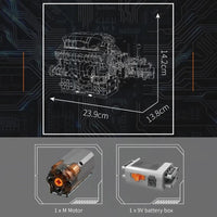 Naturally Aspirated V12 Italian Engine 862pcs