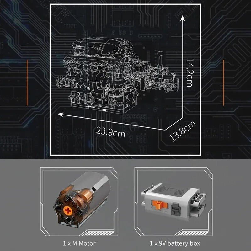 Naturally Aspirated V12 Italian Engine 862pcs