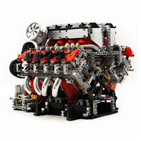 Motorised Italian V8 Engine 2717pcs