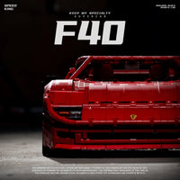 Gighly Significant Supercar F40 Model Building Blocks 4025pcs