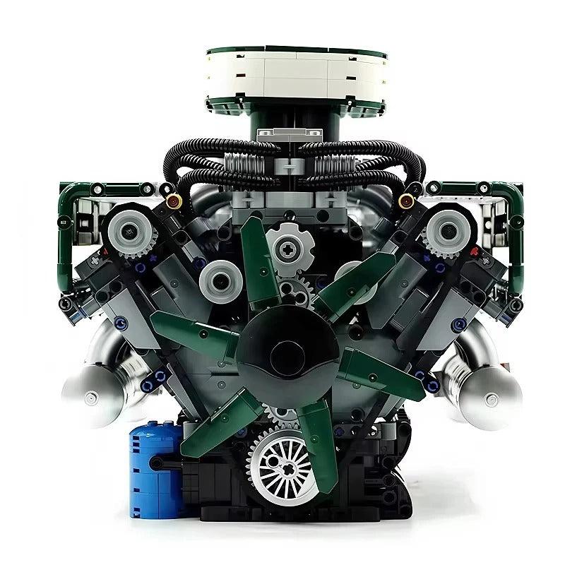 Motorised V8 Tank Engine 2249pcs
