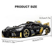 GULY-10631 1:8 Sports Car Bugatti W16 Building Block Set 4368pcs Adult Collector Collectible Model Kit