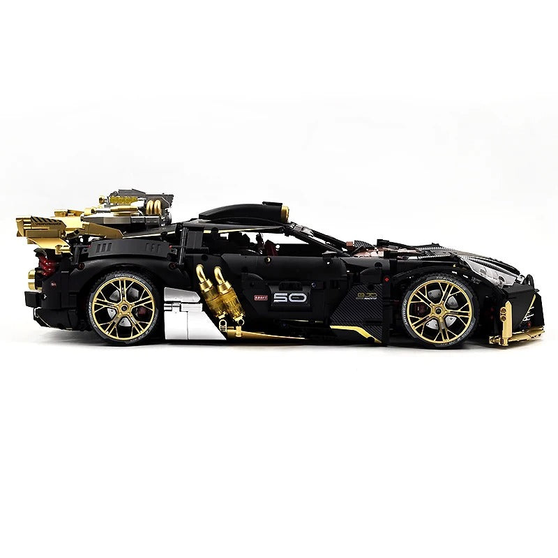 GULY-10631 1:8 Sports Car Bugatti W16 Building Block Set 4368pcs Adult Collector Collectible Model Kit