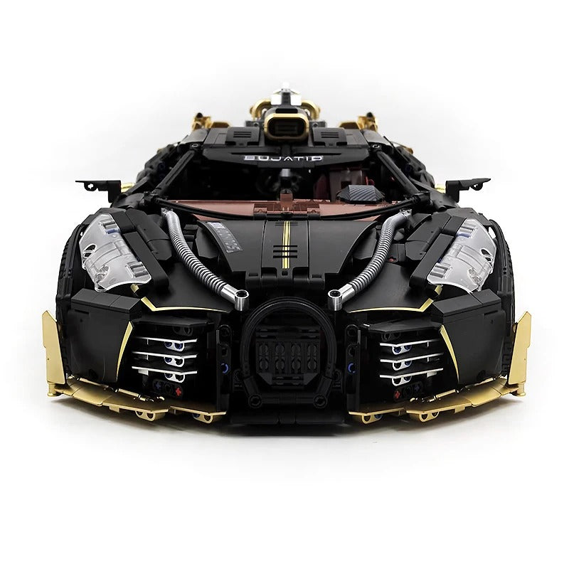 GULY-10631 1:8 Sports Car Bugatti W16 Building Block Set 4368pcs Adult Collector Collectible Model Kit