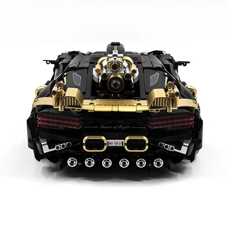 GULY-10631 1:8 Sports Car Bugatti W16 Building Block Set 4368pcs Adult Collector Collectible Model Kit