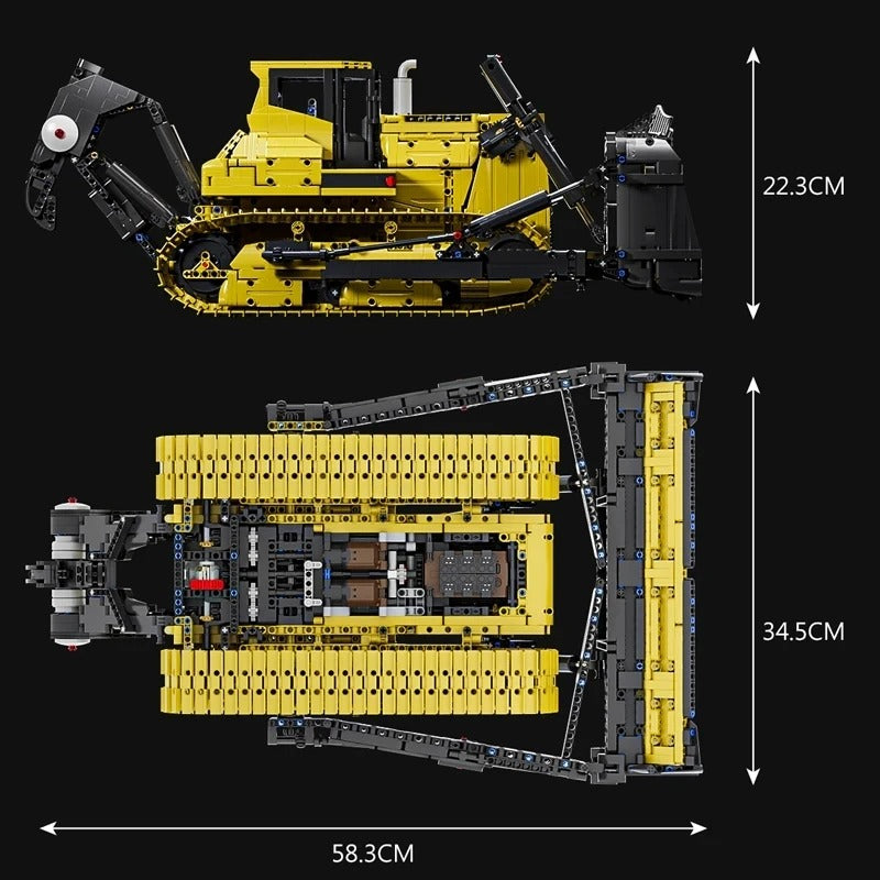 Remote Controlled Bulldozer 1002pcs