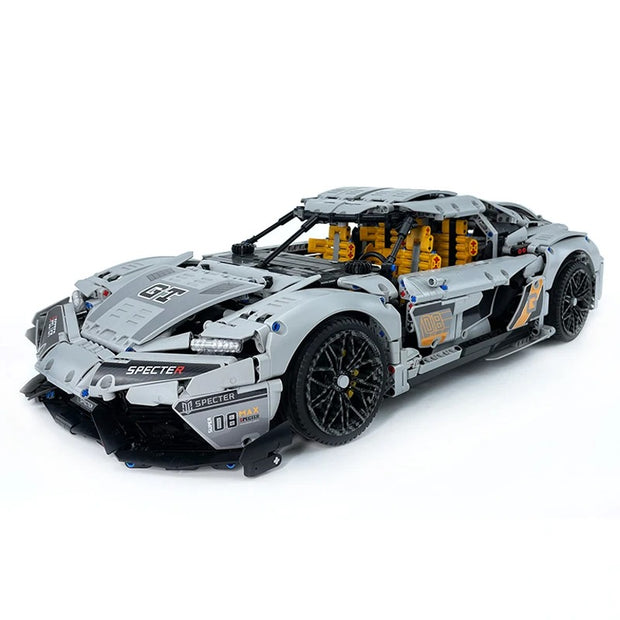 MOYU-88012 1:8 Sports Car Koenigsegg GEMARE Building Block Set 3508pcs Adult Collector Collectible Model Kit