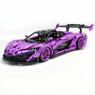 Limited-Edition Chrome-Plated Purple Supercar P1 Model 3567pcs