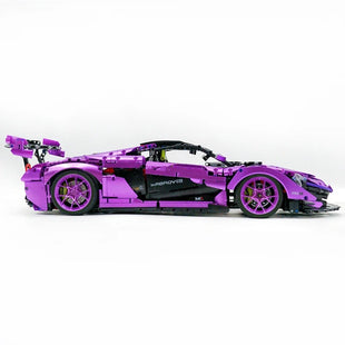 Limited-Edition Chrome-Plated Purple Supercar P1 Model 3567pcs