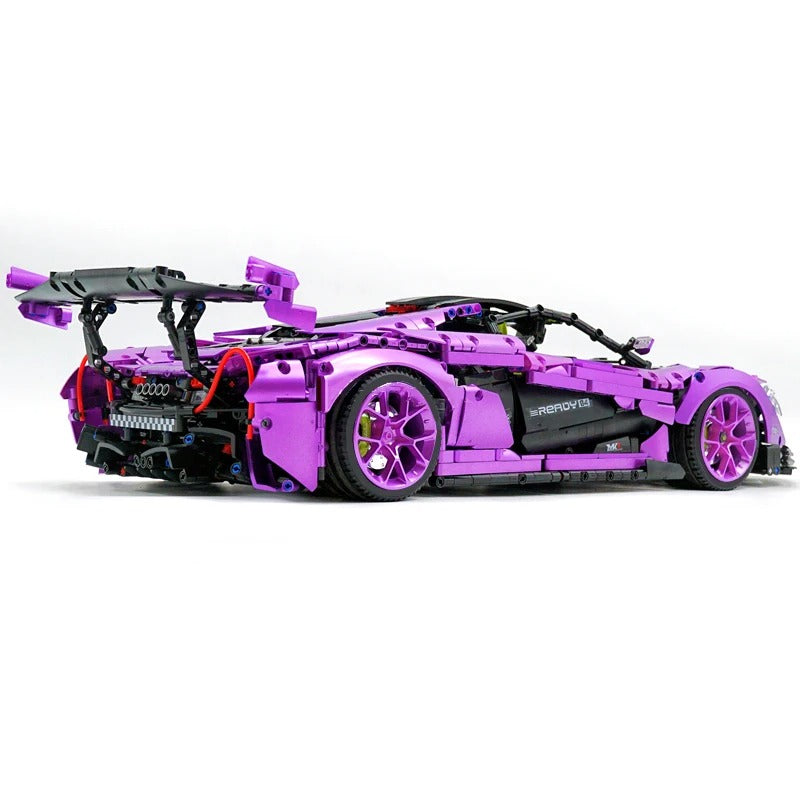 Limited-Edition Chrome-Plated Purple Supercar P1 Model 3567pcs