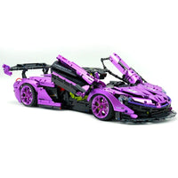 Limited-Edition Chrome-Plated Purple Supercar P1 Model 3567pcs