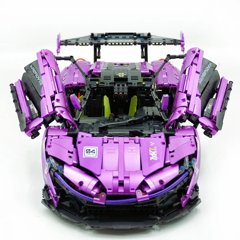 Limited-Edition Chrome-Plated Purple Supercar P1 Model 3567pcs