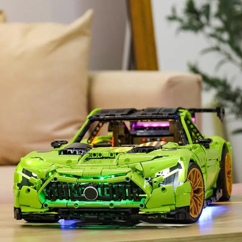 FeiFan-F10001 1:8 Sports Car Mercedes AMG Building Block Set 2898pcs Adult Collector Collectible Model Kit