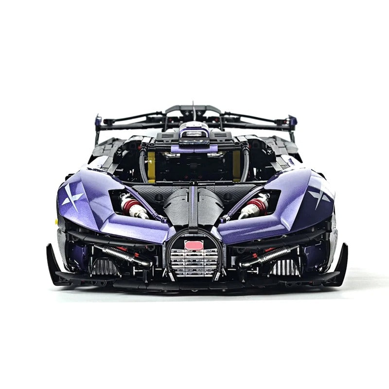 GULY-10643 1:8 Sports Car Bugatti Bolide Building Block Set 3332pcs Adult Collector Collectible Model Kit