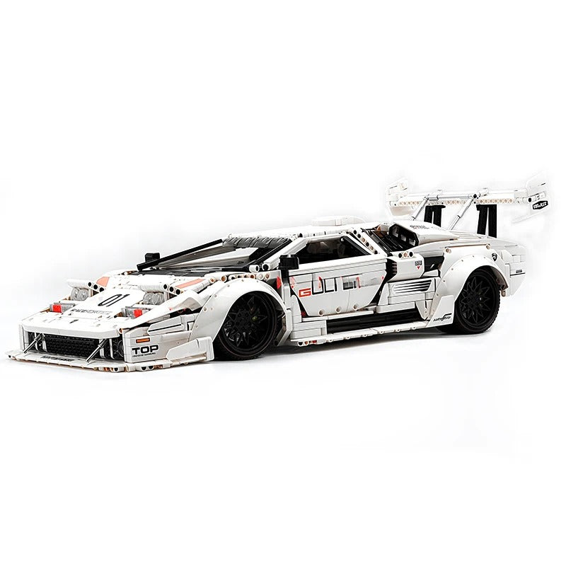 GULY-10649 1:8 Sports Car Lamborghini LP5000 Building Block Set 3970pcs Adult Collector Collectible Model Kit