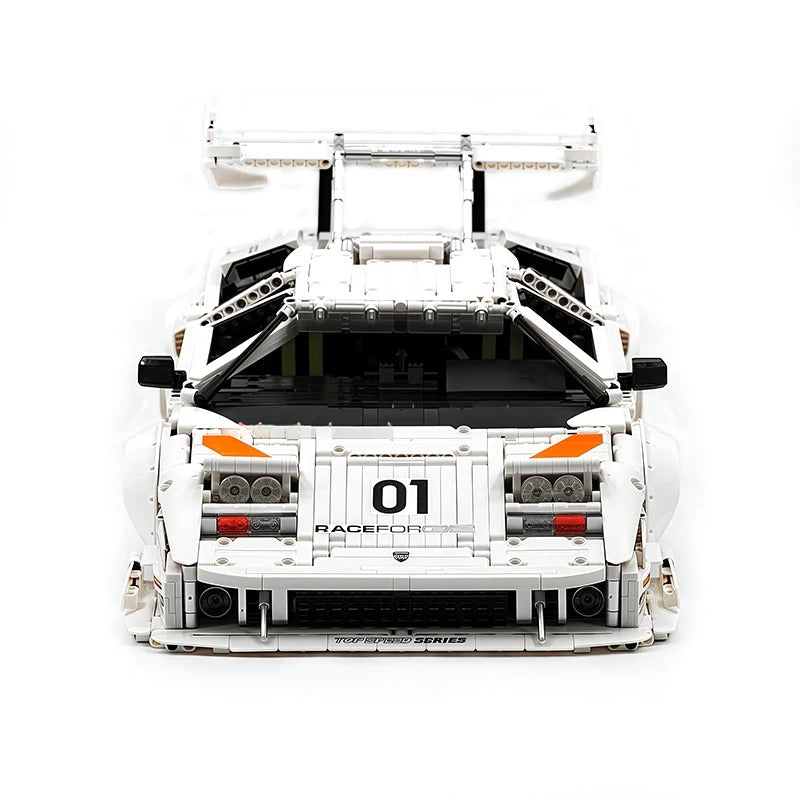 GULY-10649 1:8 Sports Car Lamborghini LP5000 Building Block Set 3970pcs Adult Collector Collectible Model Kit