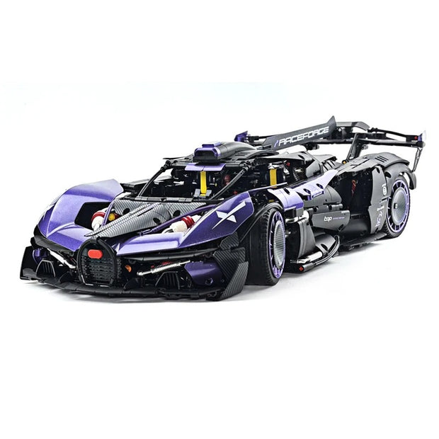 GULY-10643 1:8 Sports Car Bugatti Bolide Building Block Set 3332pcs Adult Collector Collectible Model Kit