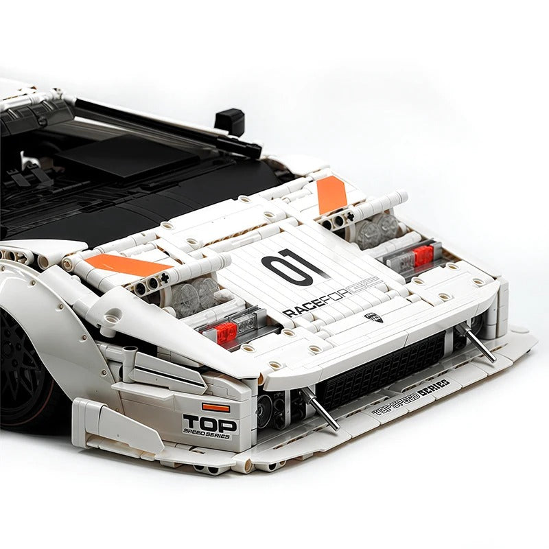GULY-10649 1:8 Sports Car Lamborghini LP5000 Building Block Set 3970pcs Adult Collector Collectible Model Kit