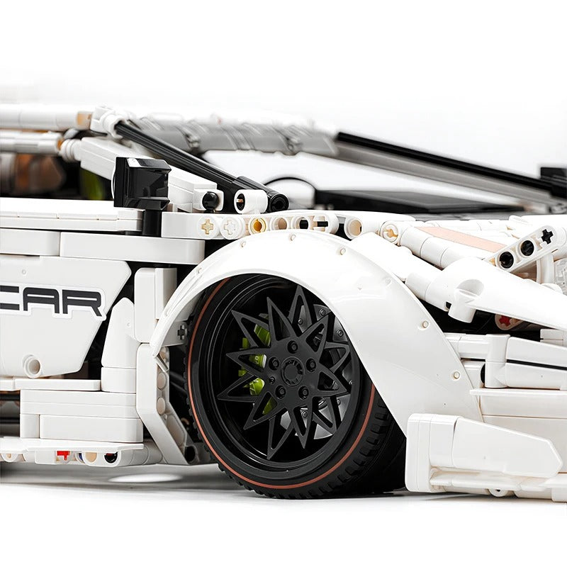 GULY-10649 1:8 Sports Car Lamborghini LP5000 Building Block Set 3970pcs Adult Collector Collectible Model Kit