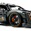 GULY-10646 1:8 Sports Car Series-Senna Chrome Version Building Block Set 3803pcs Adult Collector Collectible Model Kit