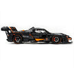 GULY-10646 1:8 Sports Car Series-Senna Chrome Version Building Block Set 3803pcs Adult Collector Collectible Model Kit
