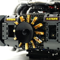 Motorised Flat 6 Engine 2374pcs