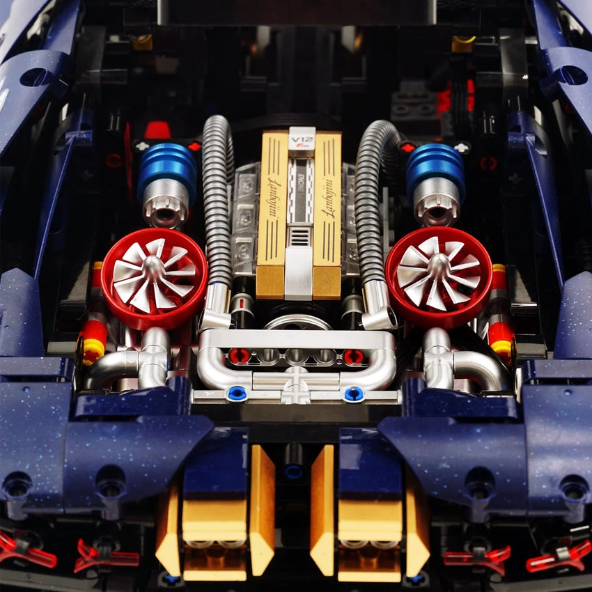 imited-Edition Starry Sky Color Supercar Model 4105pcs