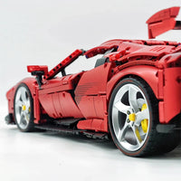 Italian Red Luxury Supercar SF90 Model 3981pcs