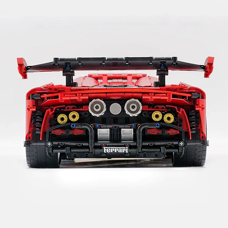 Italian Red Luxury Supercar SF90 Model 3981pcs