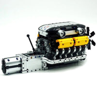 Motorised Italian Bull V12 Engine 1259pcs