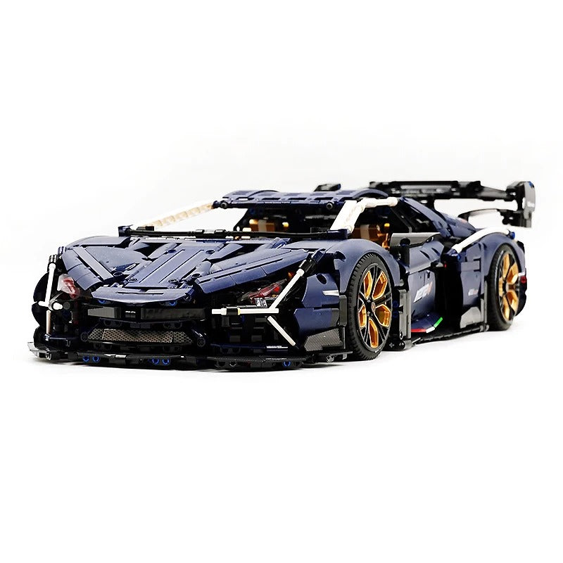 GULY-10624 1:8 Sports Car Series-Lamborghini Building Block Set 4126pcs Adult Collector Collectible Model Kit