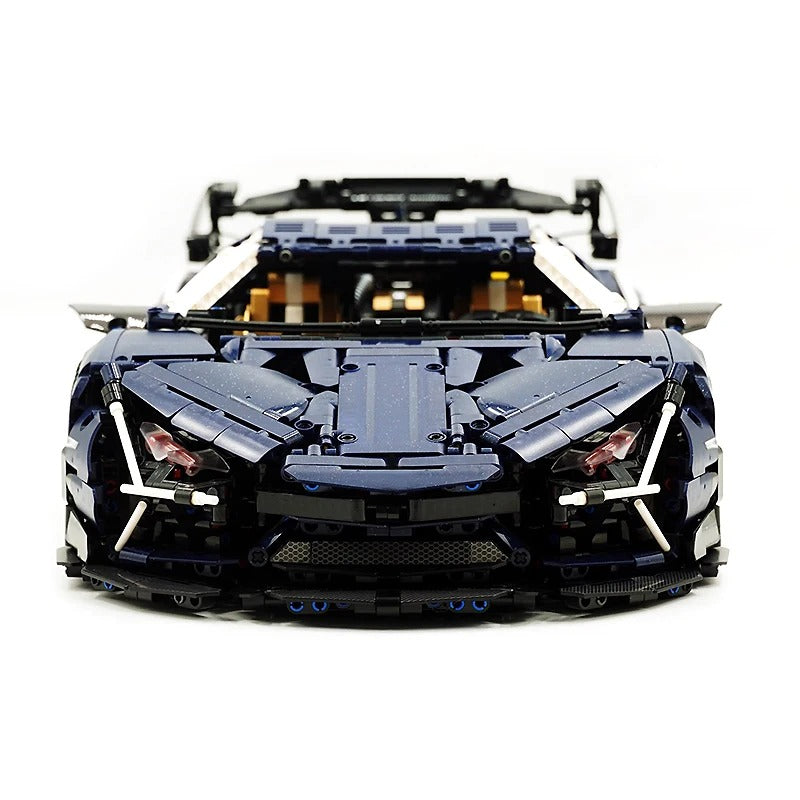 GULY-10624 1:8 Sports Car Series-Lamborghini Building Block Set 4126pcs Adult Collector Collectible Model Kit