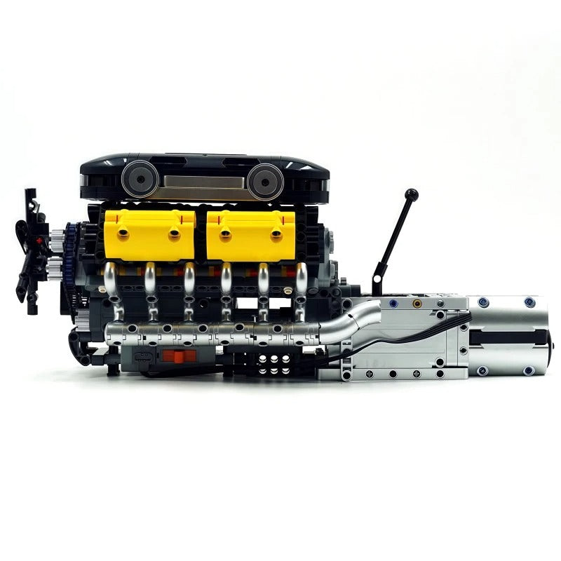 Motorised Italian Bull V12 Engine 1259pcs