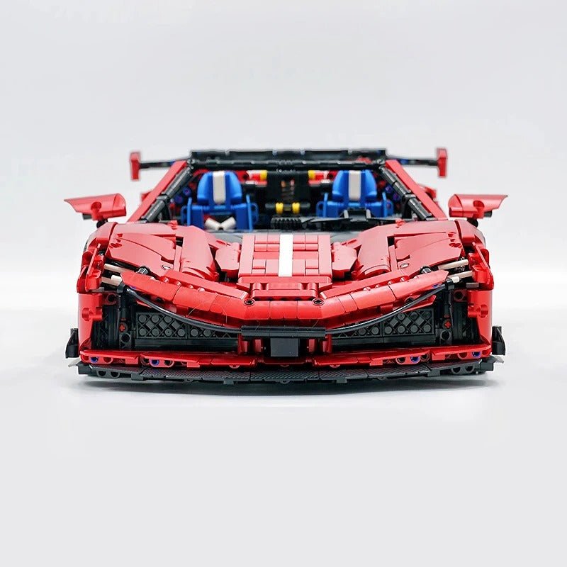 Italian Red Luxury Supercar SF90 Model 3981pcs