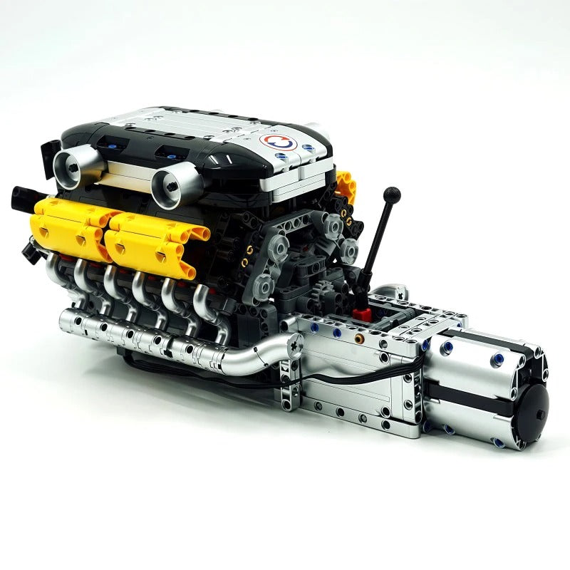 Motorised Italian Bull V12 Engine 1259pcs