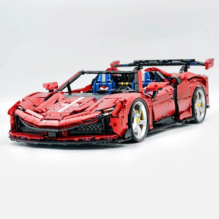 Italian Red Luxury Supercar SF90 Model 3981pcs