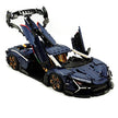 GULY-10624 1:8 Sports Car Series-Lamborghini Building Block Set 4126pcs Adult Collector Collectible Model Kit