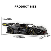 The Future of Sports Car Thrills 3729pcs