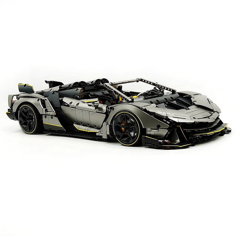 GULY-10638 1:8 Sports Car Lamborghini One-Offs Building Block Set 3392pcs Adult Collector Collectible Model Kit