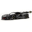GULY-10627 1:8 Sports Car Ferrari 296 Chrome Version Building Block Set 3729pcs Adult Collector Collectible Model Kit