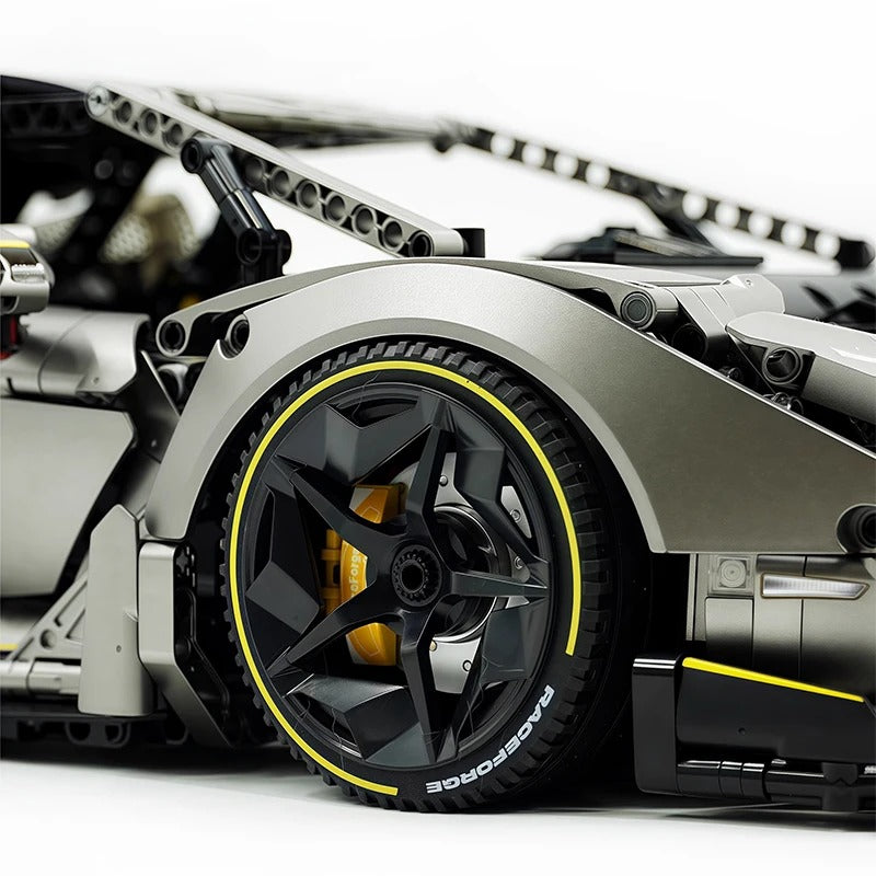 GULY-10638 1:8 Sports Car Lamborghini One-Offs Building Block Set 3392pcs Adult Collector Collectible Model Kit