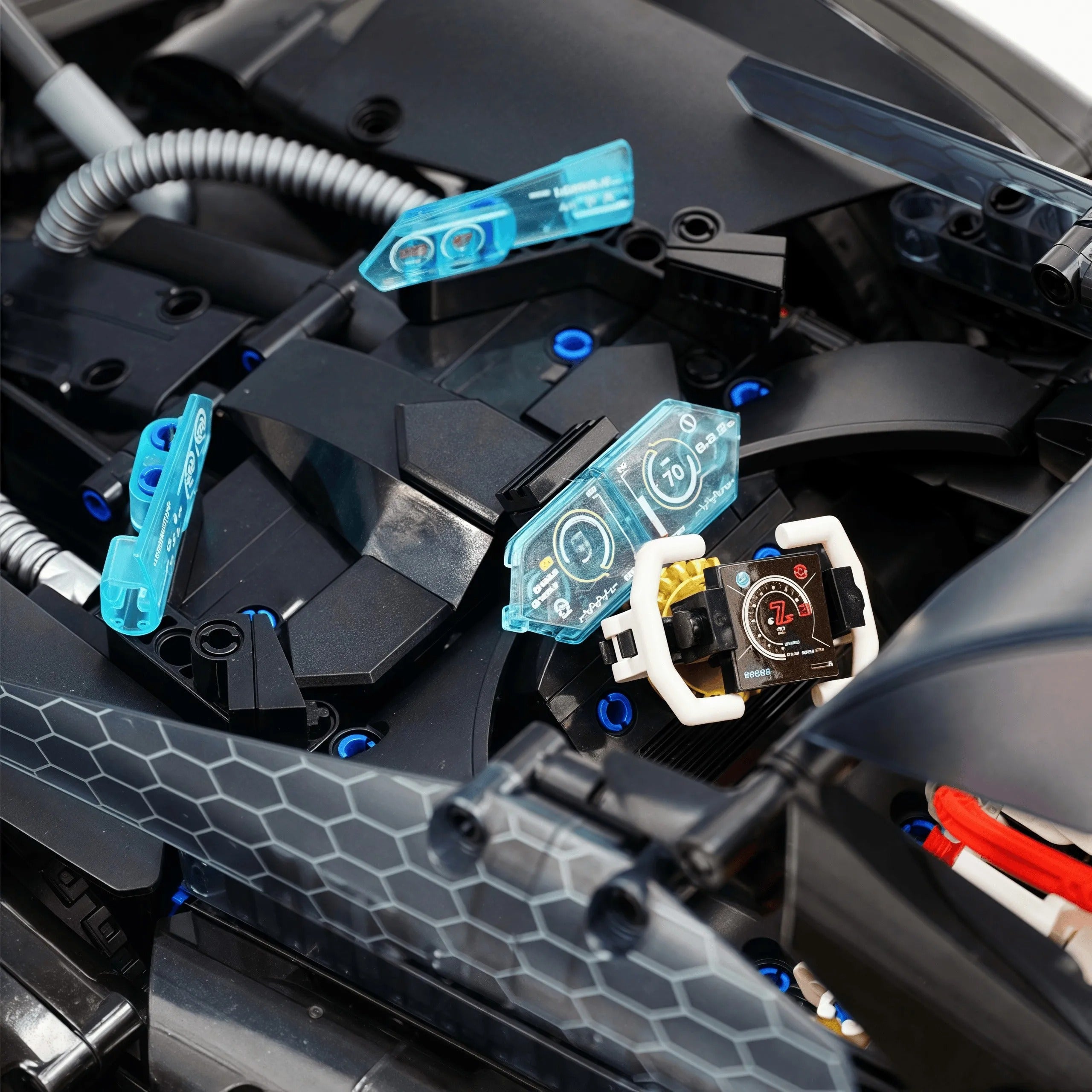 GULY-10644 1:8 Sports Car Lamborghini Concept Vehicle Building Block Set 2884pcs Adult Collector Collectible Model Kit