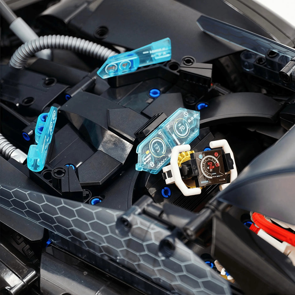 GULY-10644 1:8 Sports Car Lamborghini Concept Vehicle Building Block Set 2884pcs Adult Collector Collectible Model Kit