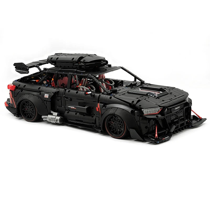 GULY-10645 1:8 Sports Car RS6 Building Block Set 4189pcs Adult Collector Collectible Model Kit